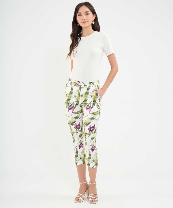 Pantalón Capri Estampado