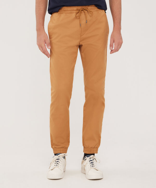Pantalon Moda Tipo Jogger Unicolor Con Bolsillos, Campiello Linea Moda