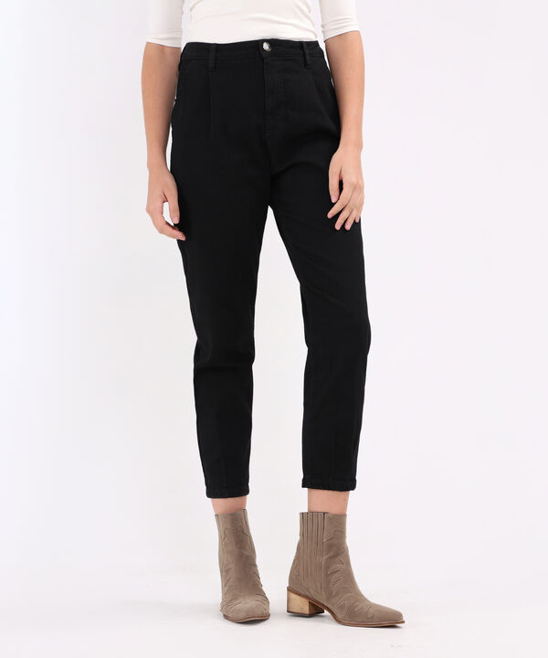 Jean Slouchy Tono Negro image number null