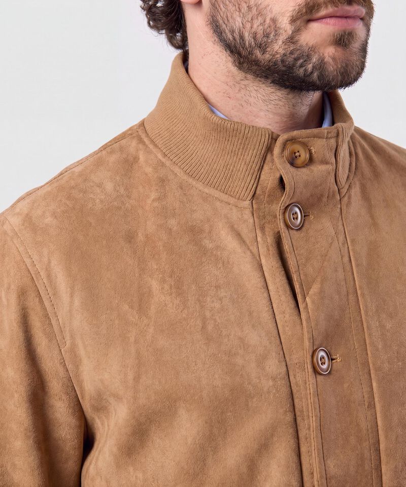 Chaqueta Unicolor Con Grandes Bolsillos Hombre