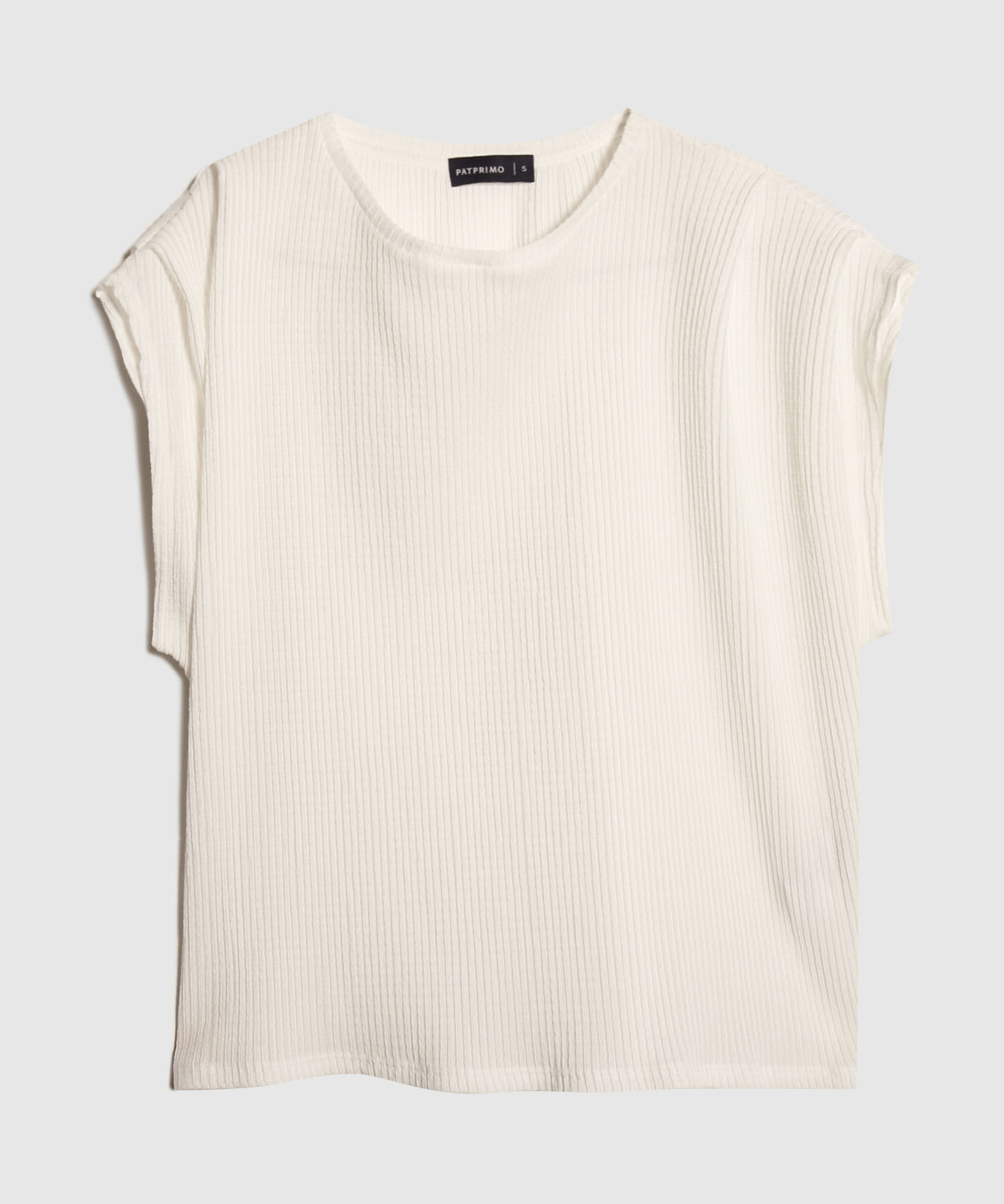 Camiseta Unicolor Texturizada