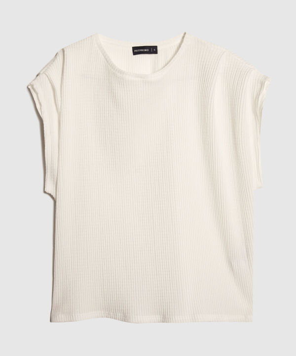 Camiseta Unicolor Texturizada