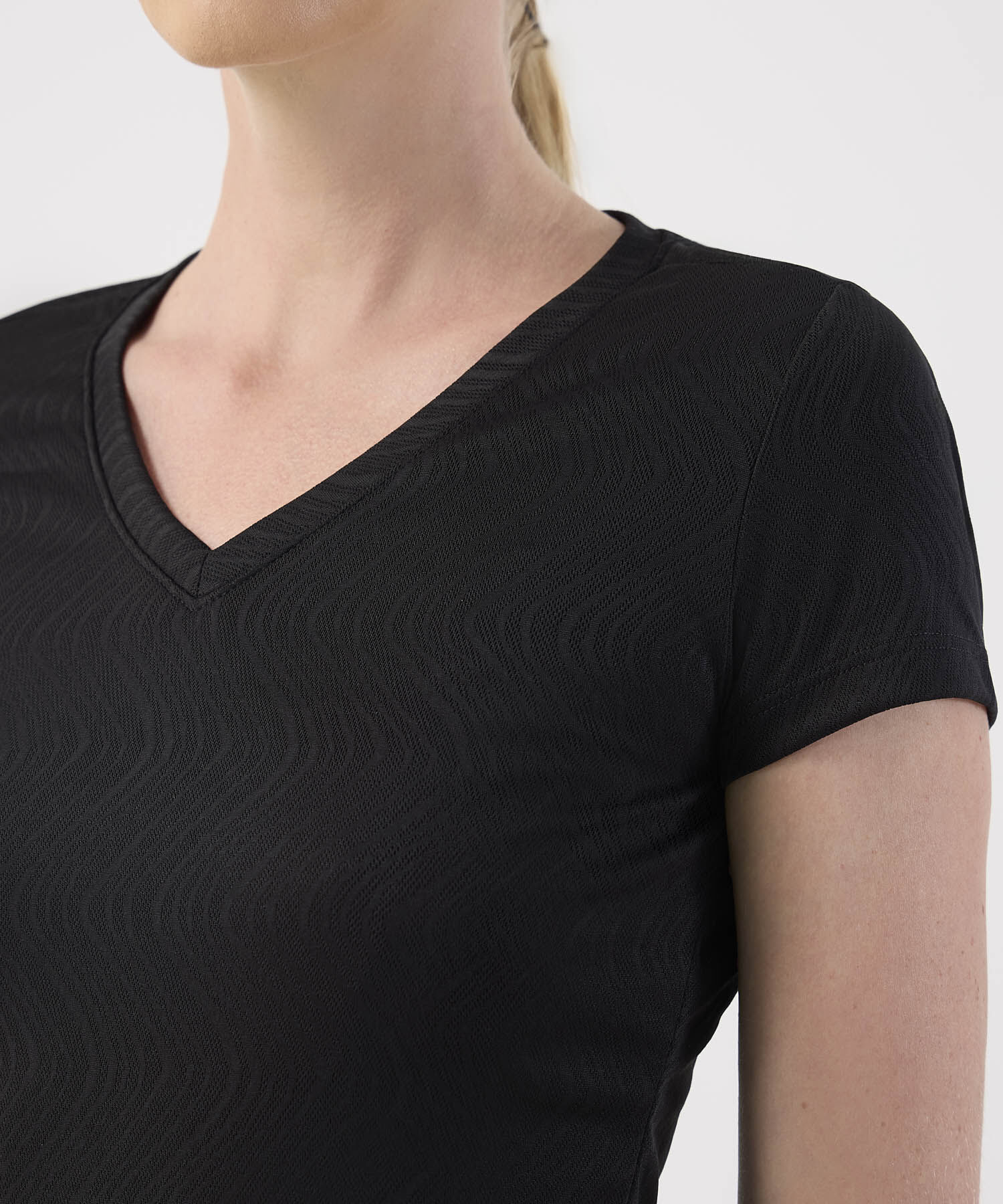 Camiseta Unicolor Texturizada