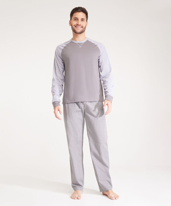 Pijama Conjunto Manga Larga Y Pantalón