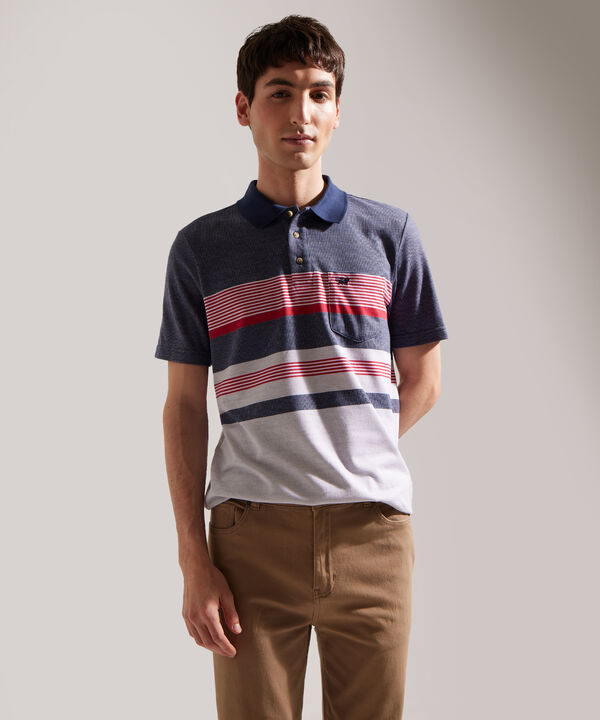 Polo Listador Cuello Tejido image number null