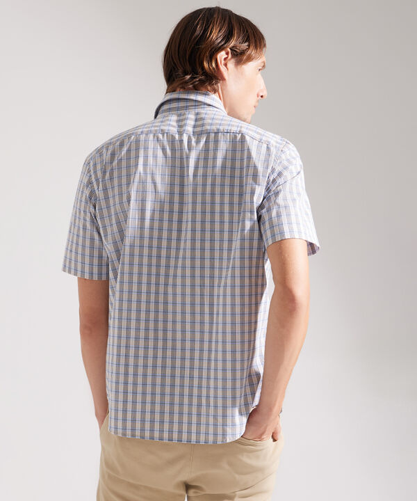 Camisa Manga Corta Preteñida, Cuello Formal