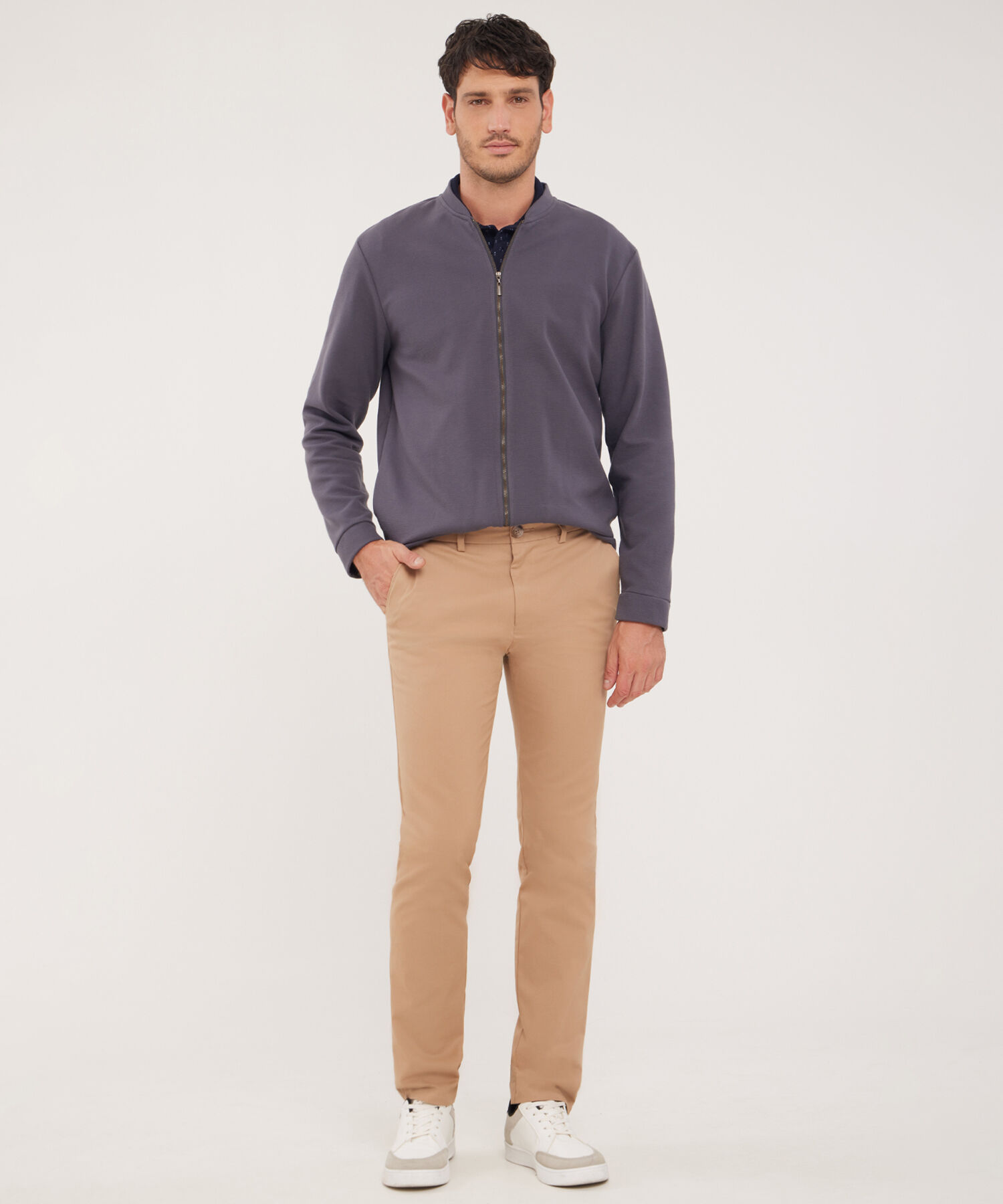 Pantalon Chino Basico Contraste - Nuevo Fit- Slim