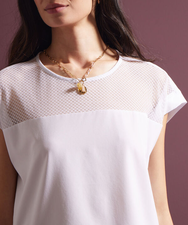 Blusa Manga Corta Con Canesu image number null