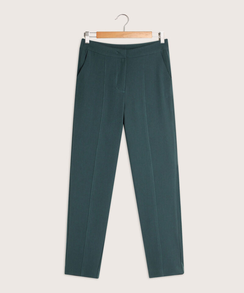 Pantalón Unicolor Con Bolsillos