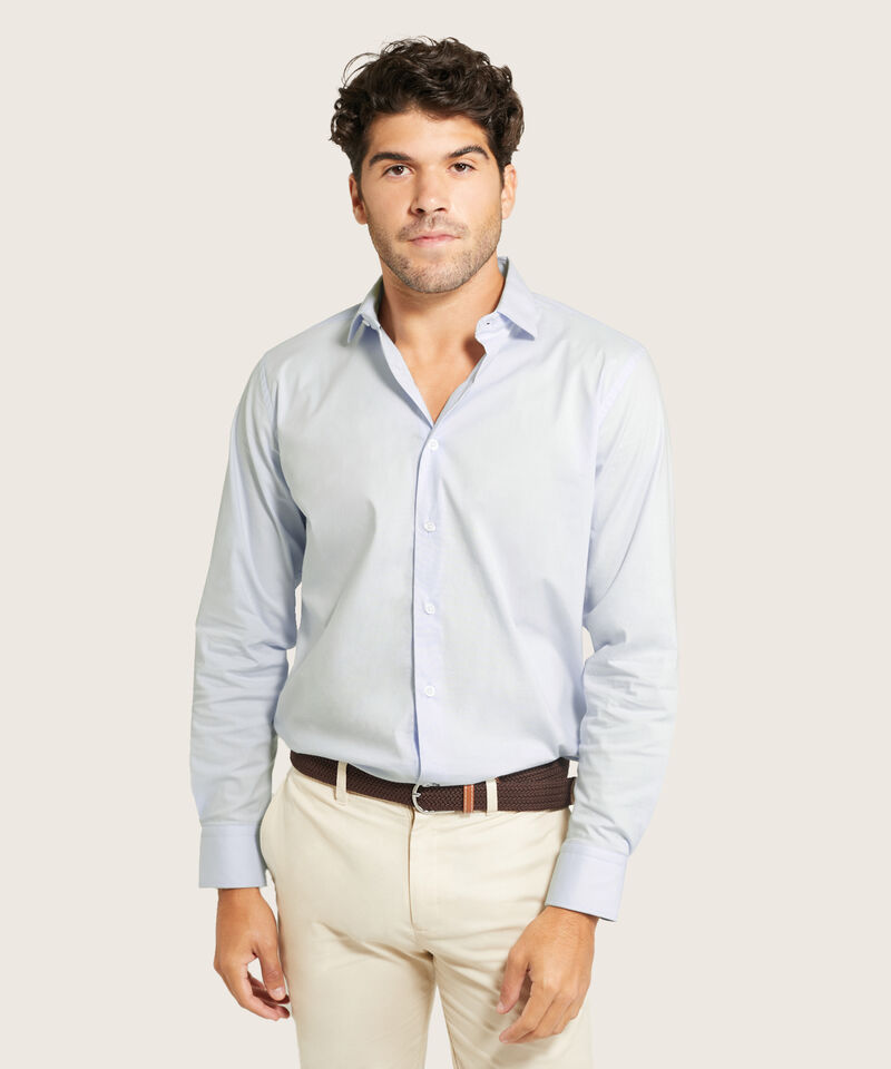 Camisa Corbatera Manga Larga
