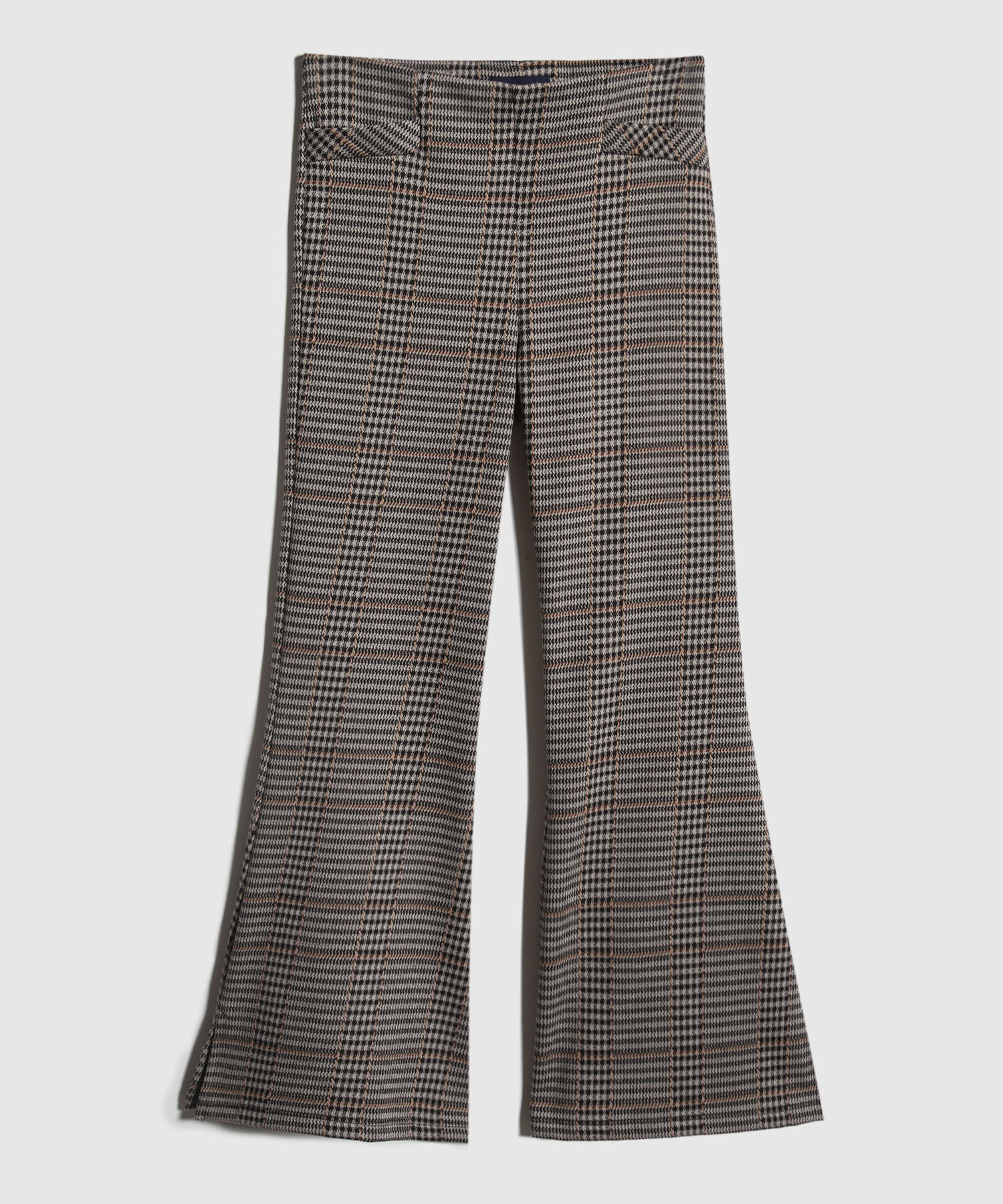 Leggins Tipo Flare Preteñido Con Ribete En Costados Y Pretina Invisible