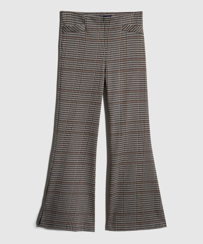 Leggins Tipo Flare Preteñido Con Ribete En Costados Y Pretina Invisible