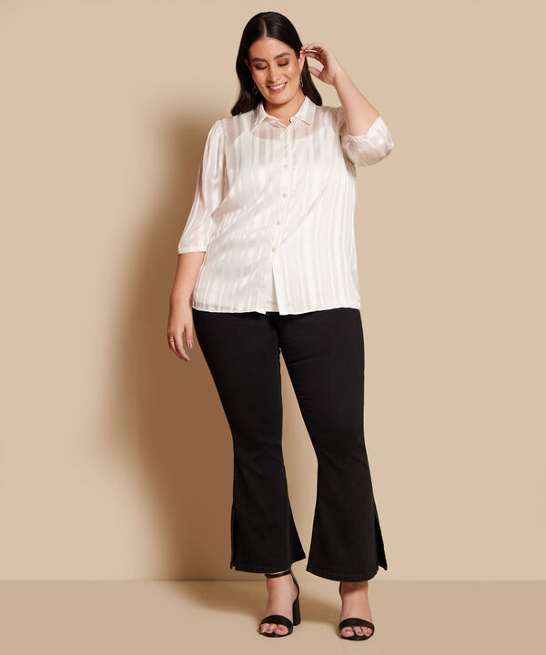 Jean Flare Negro Abertura