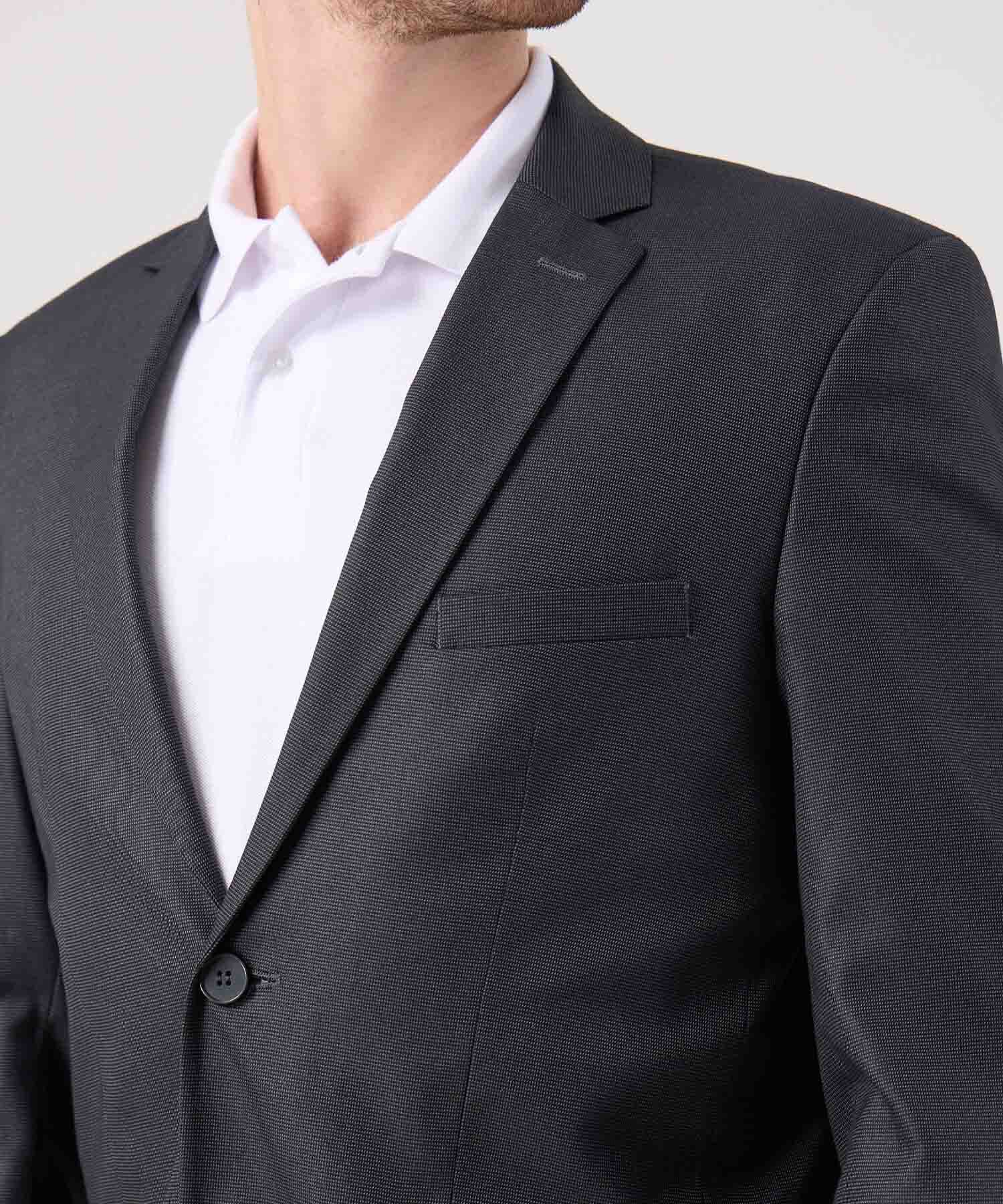 Blazer Unicolor Con Bolsillos En Laterales 