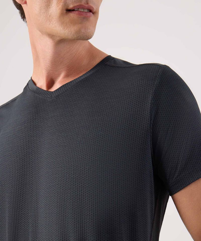 Camiseta Manga Corta Jaspeada