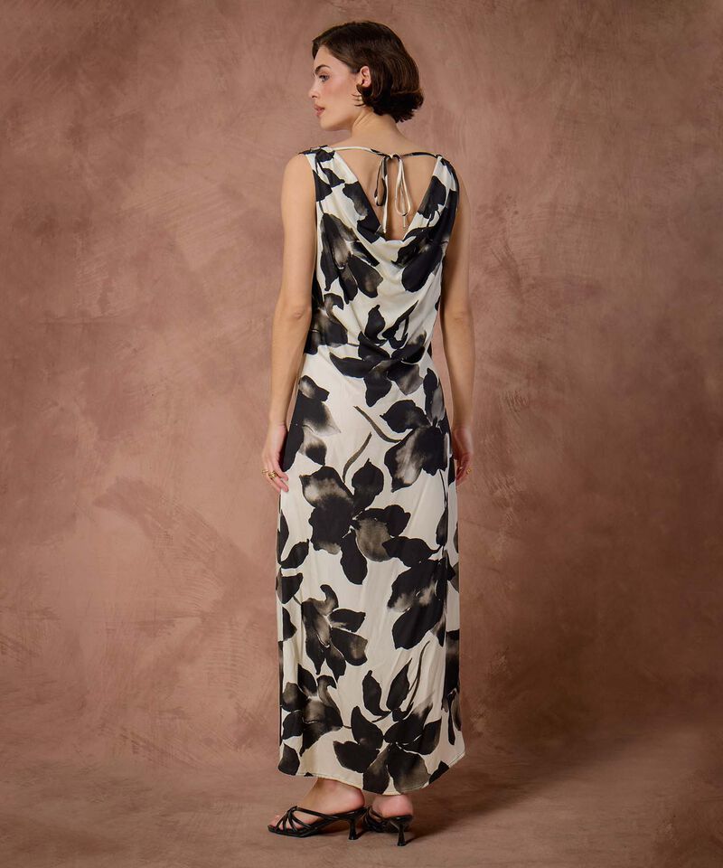 Vestido Sin Mangas Estampado 