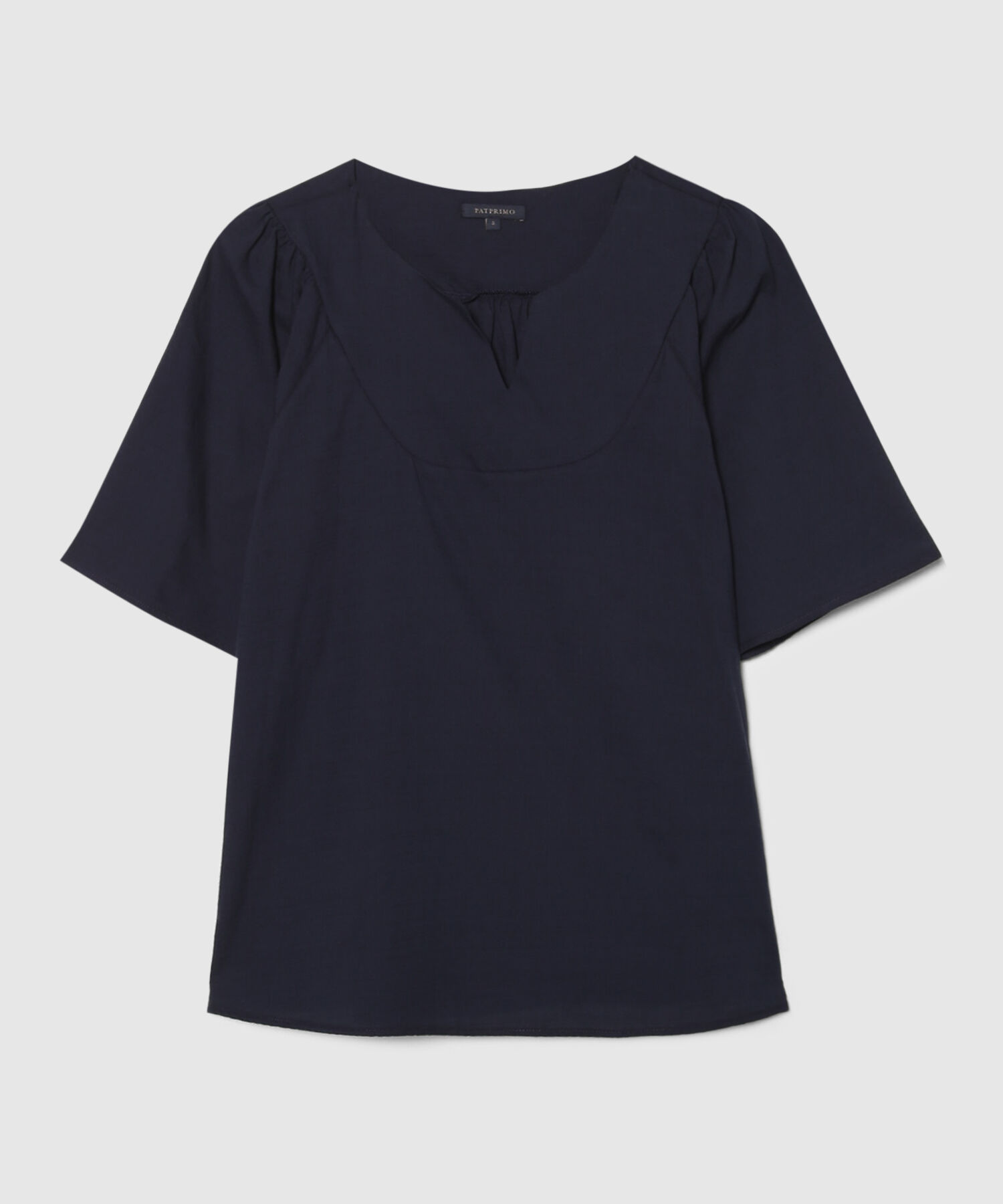 Blusa Unicolor, Escote Herradura