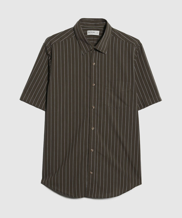 Camisa Manga Corta a Rayas