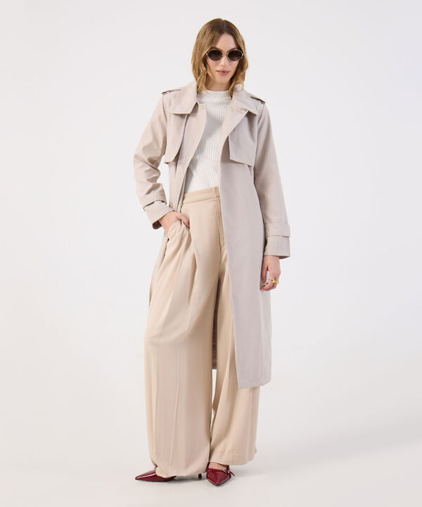 Blusa Para Mujer Cuello Alto Manga Tres Cuartos Acanalada image number null