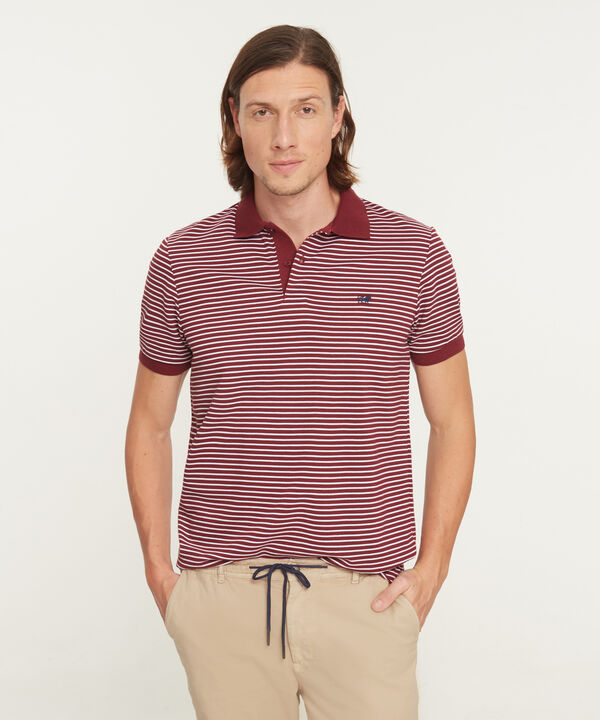 Polo Cuello Tejido Preteñido Bicolor Continuo image number null