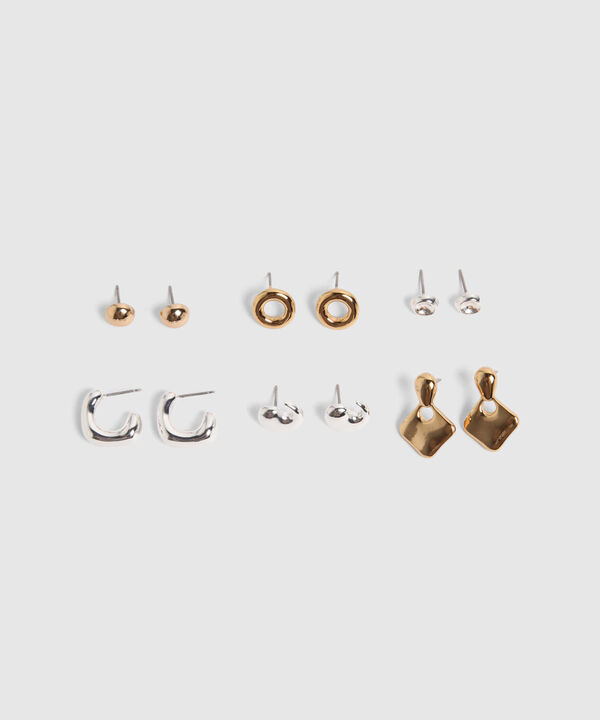Set X6 Aretes Bicolores  image number null