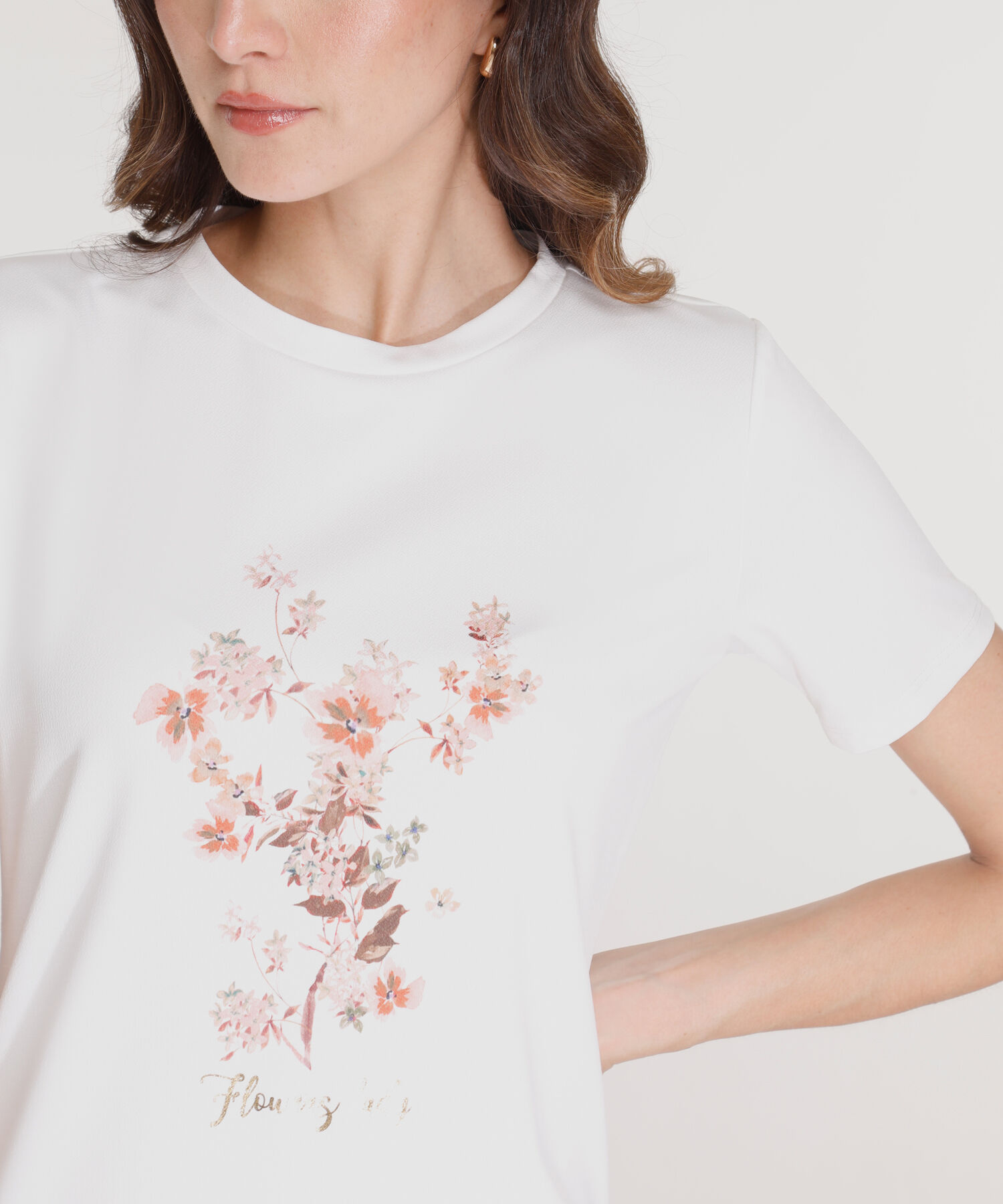 Camiseta Manga Corta  Con Sublimacion En Frente