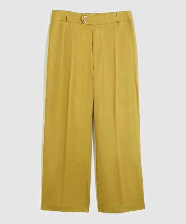 Pantalon unicolor para mujer Curvy image number null