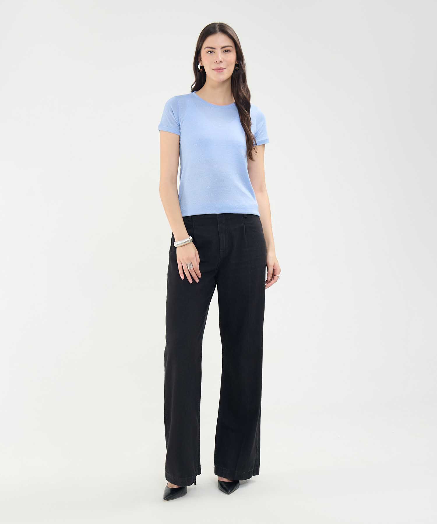Camiseta con Lurex
