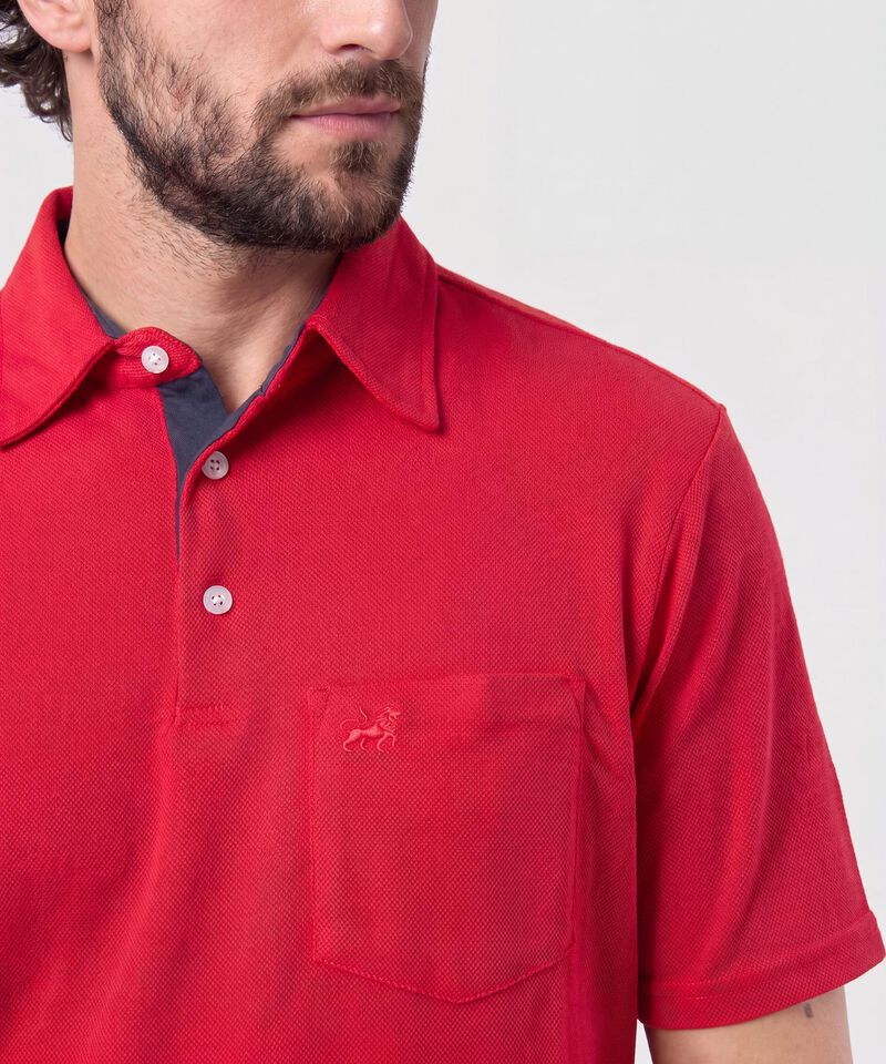 Polo Con Bolsillo De Parche Para Hombre
