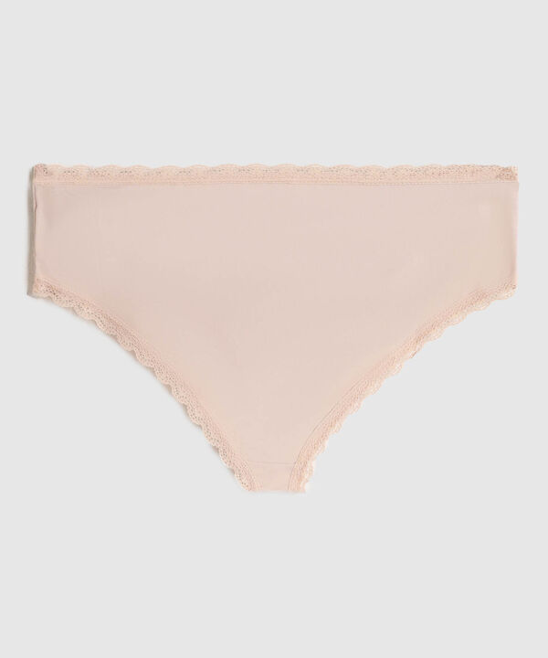 Panty Hipster Con Encaje En Cintura Y Piernas image number null