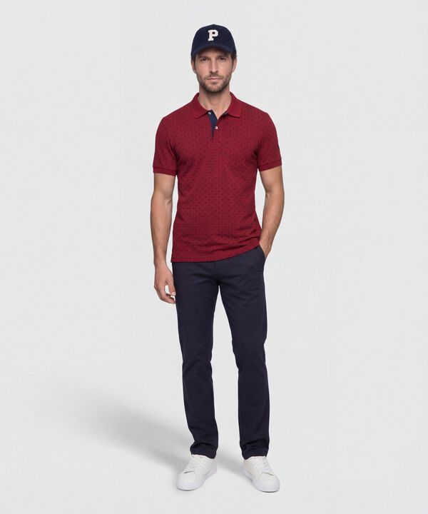 Polo Corte Slim Fit Blanco