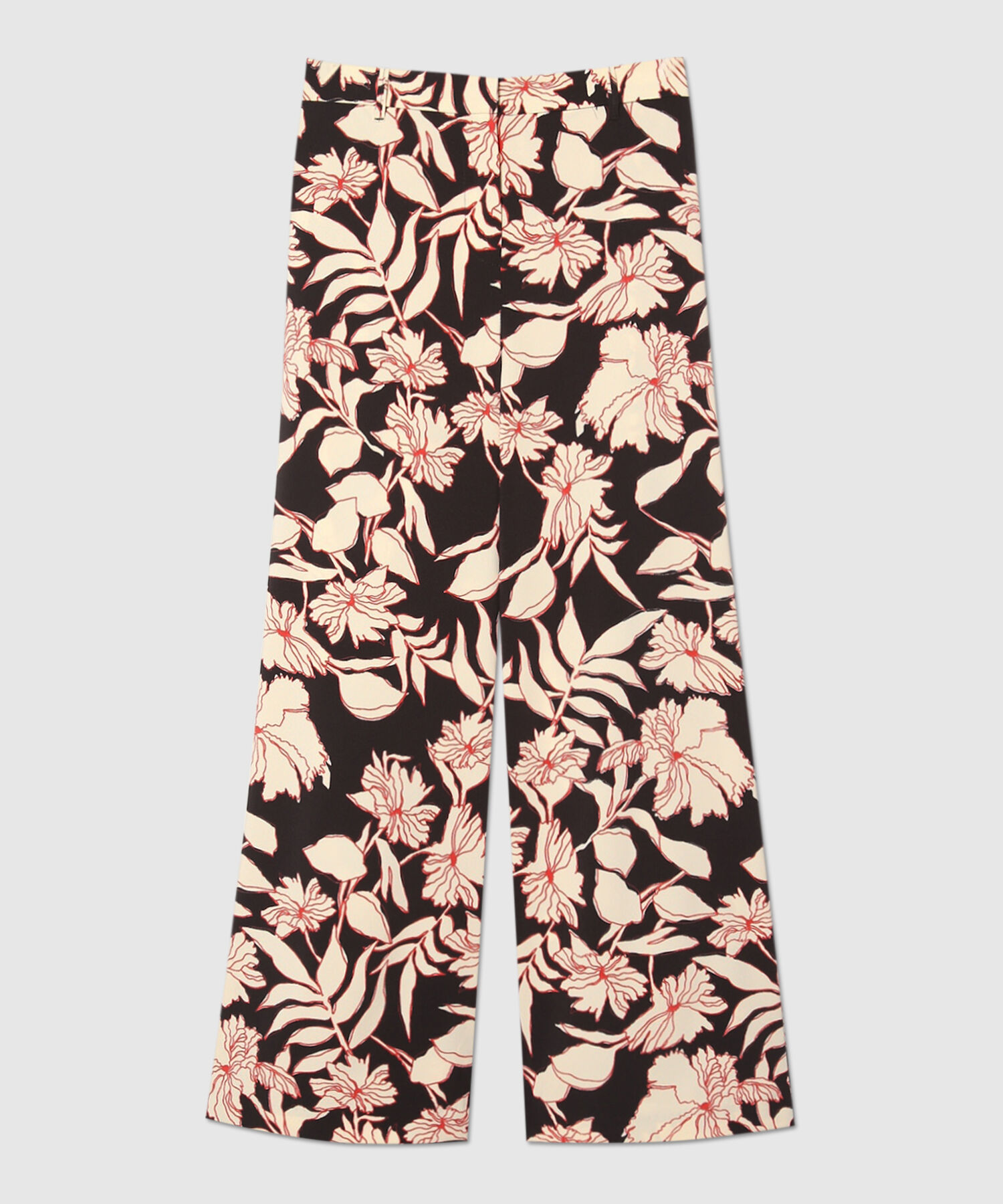 Pantalón Estampado Tipo Palazzo Con Resorte En Pretina Posterior, Serena
