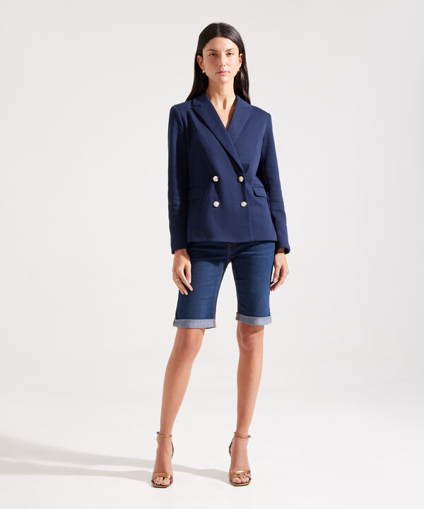 Blazer Cruzado con Solapas
