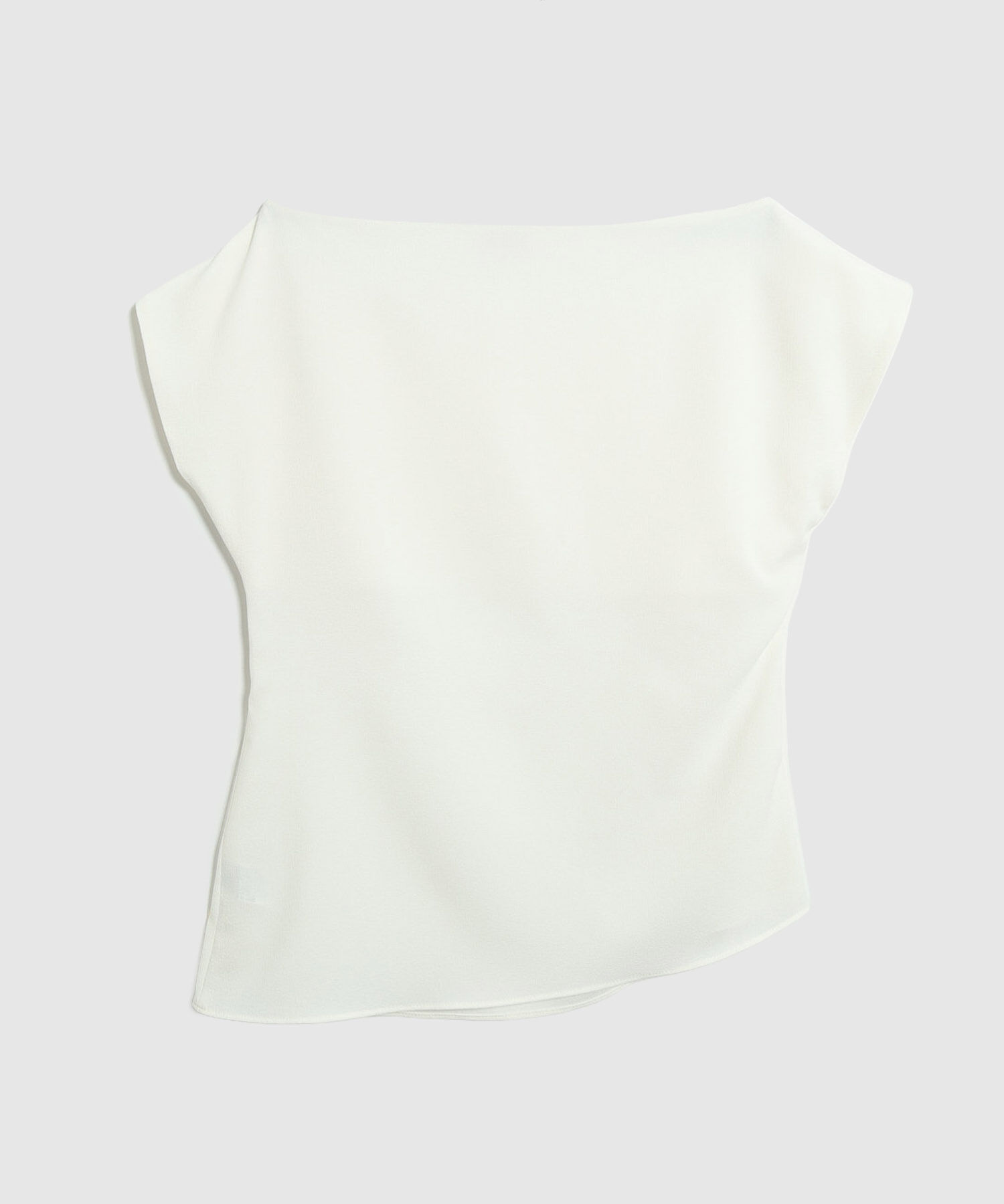 Blusa Unicolor Con Detalle Para Mujer Curvy