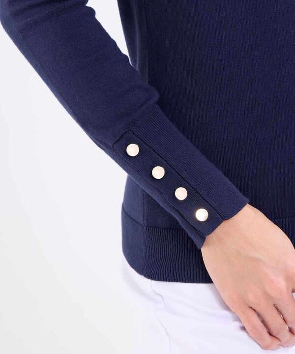 Saco unicolor  con botones en puño para mujer image number null