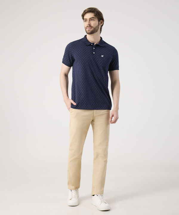 Polo Estampada Con Bolsillo En Lateral  image number null