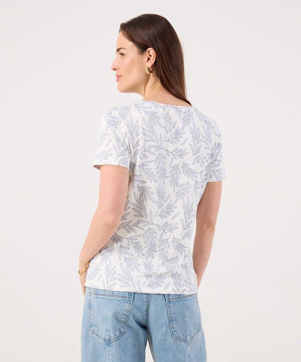Camiseta manga corta estampada