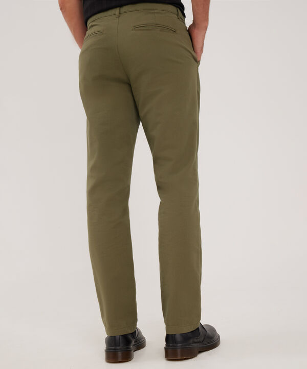 Pantalón Unicolor Clásico Con Silueta Regular Fi­T, Magia En El Caribe