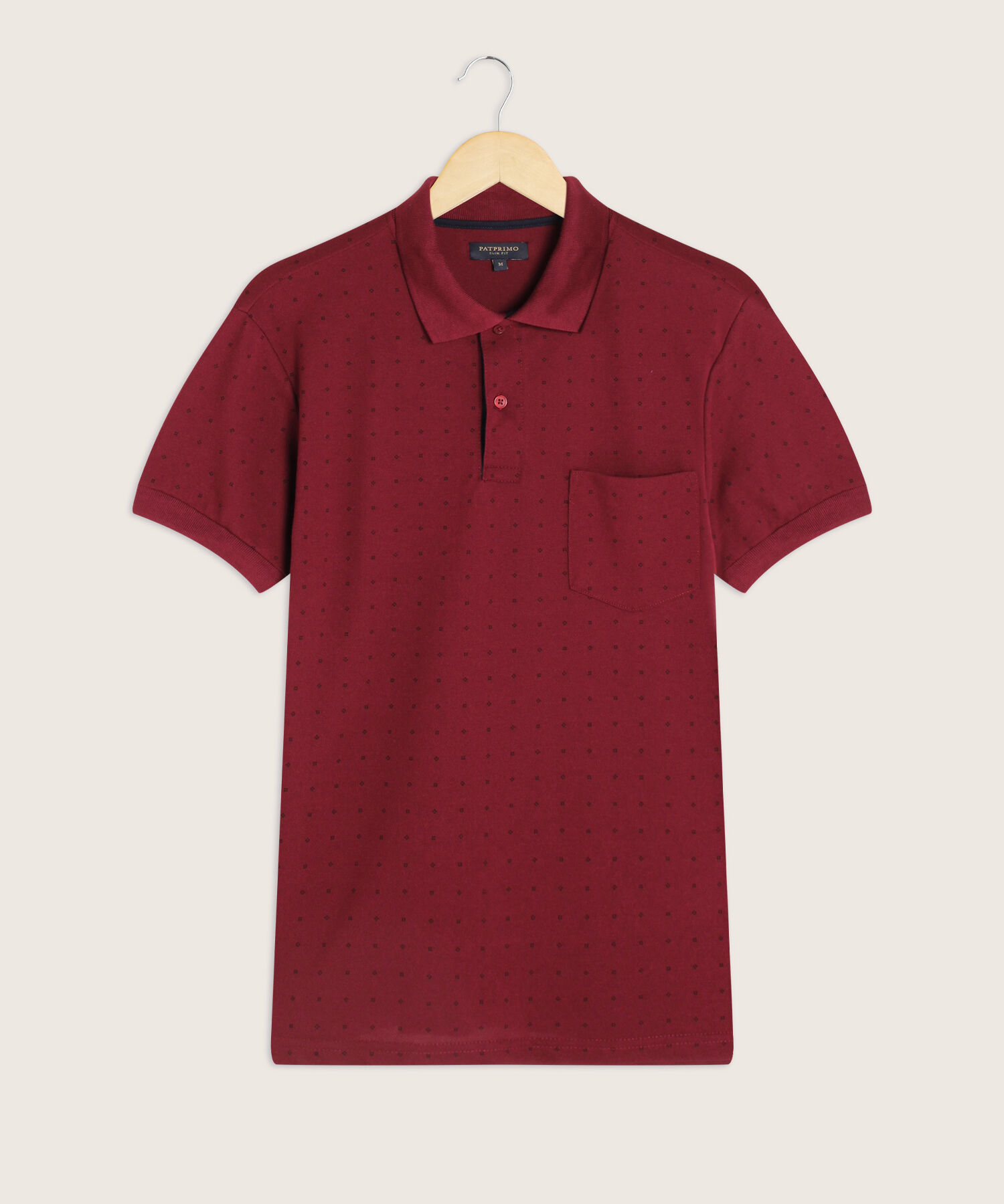 Polo Corte Slim Fit Blanco