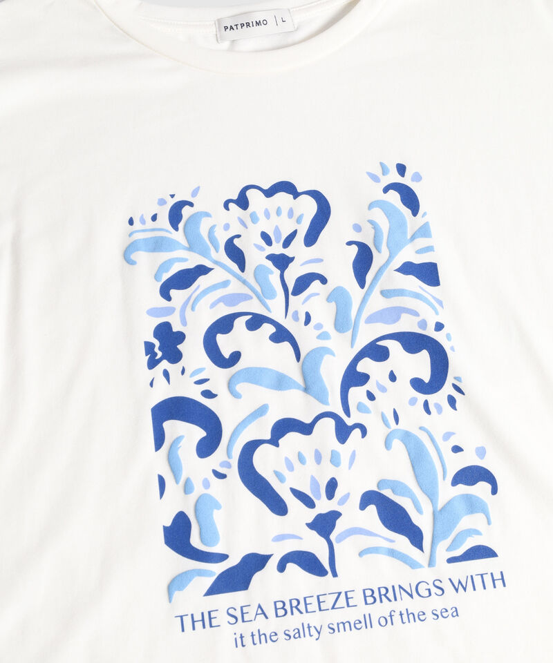 Camiseta Para Mujer Estampado Floral