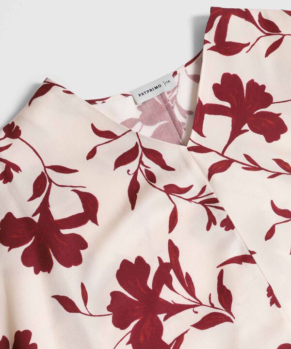 Blusa Ligera Estampada Para Mujer Curvy image number null