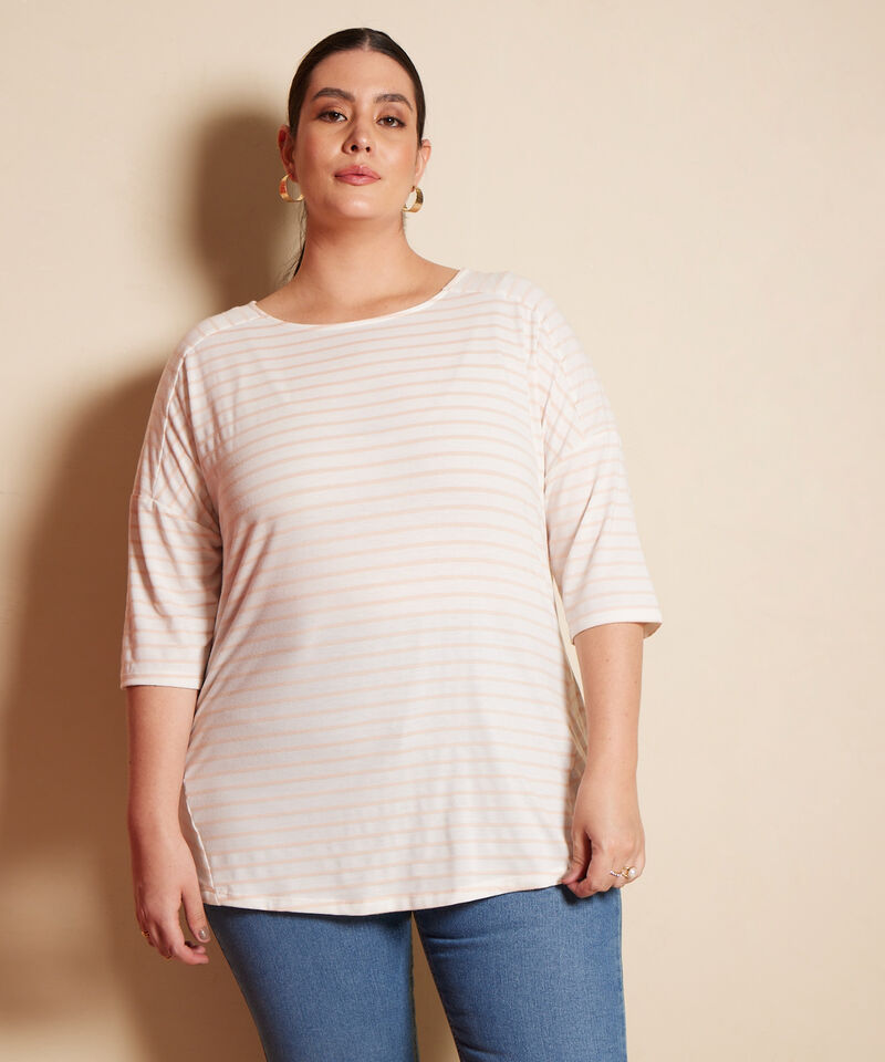 Camiseta de Manga Tres Cuartos para Mujer