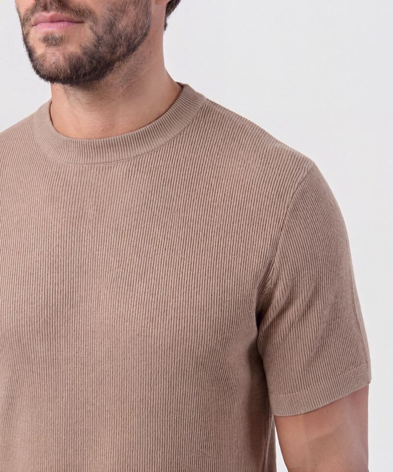 CAMISETA CUELLO REDONDO UNICOLOR