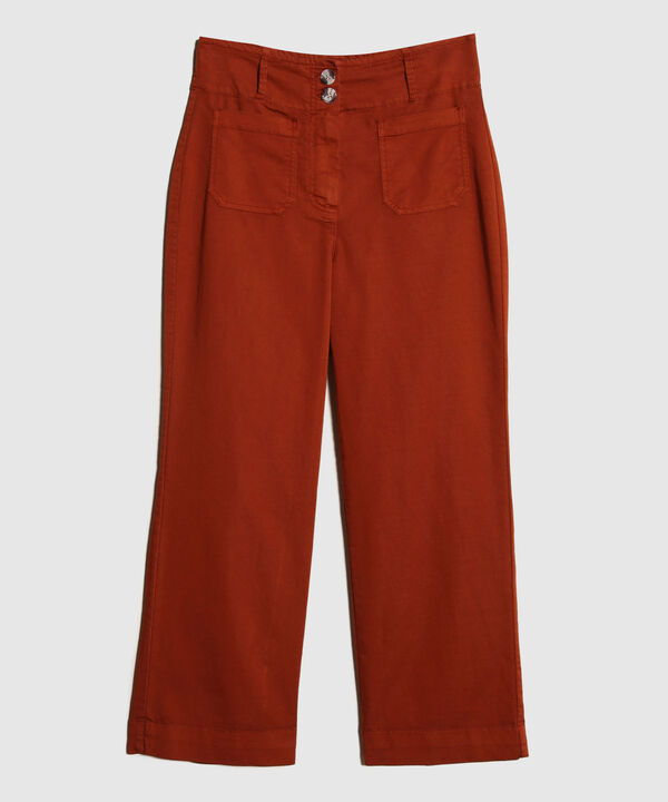 Pantalon Wide Leg Unicolor