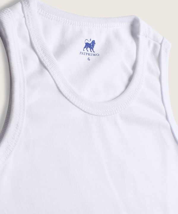 Camiseta Interior Esqueleto Niño Unicolor image number null