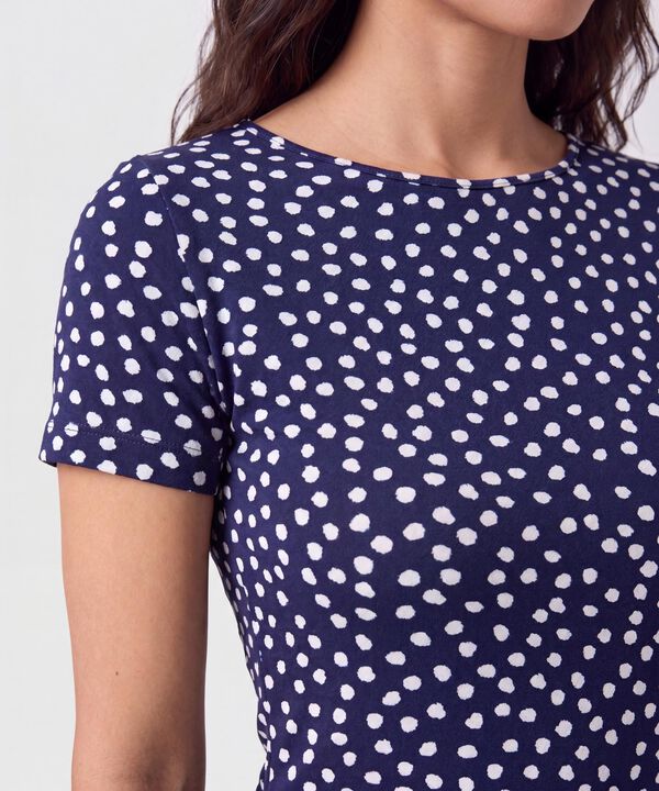 Camiseta manga corta estampada