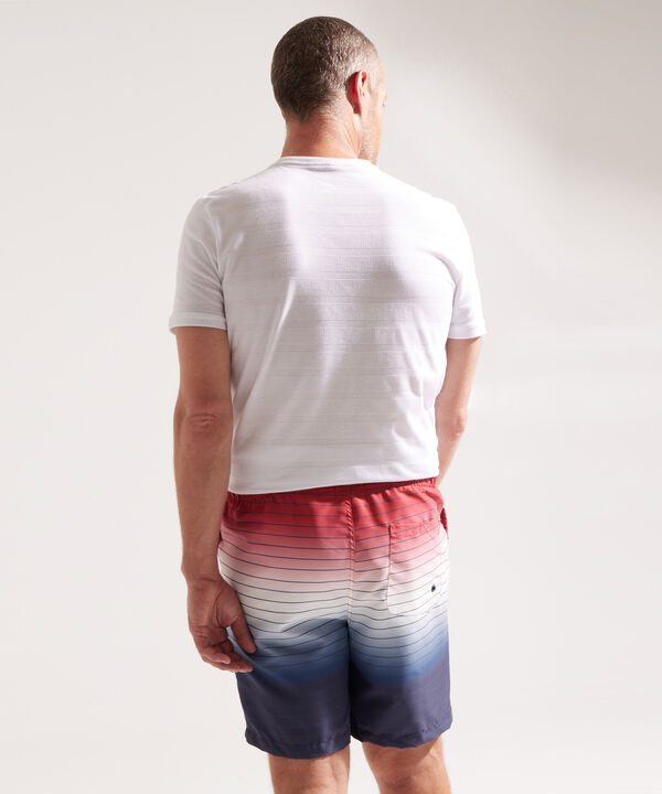 Bermuda con Estampado de Rayas image number null