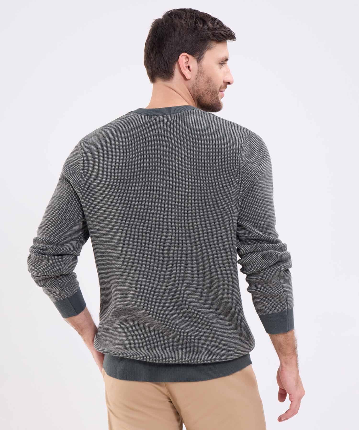 Saco Cuello Redondo Para Hombre
