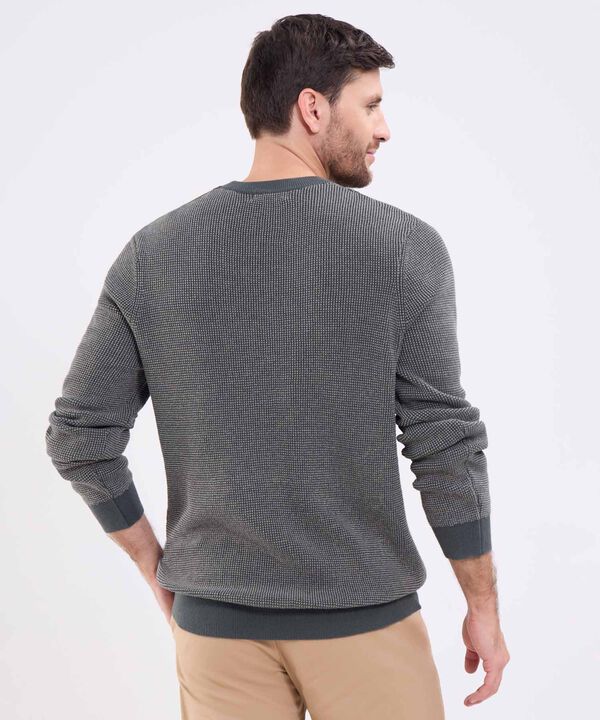 Saco Cuello Redondo Para Hombre