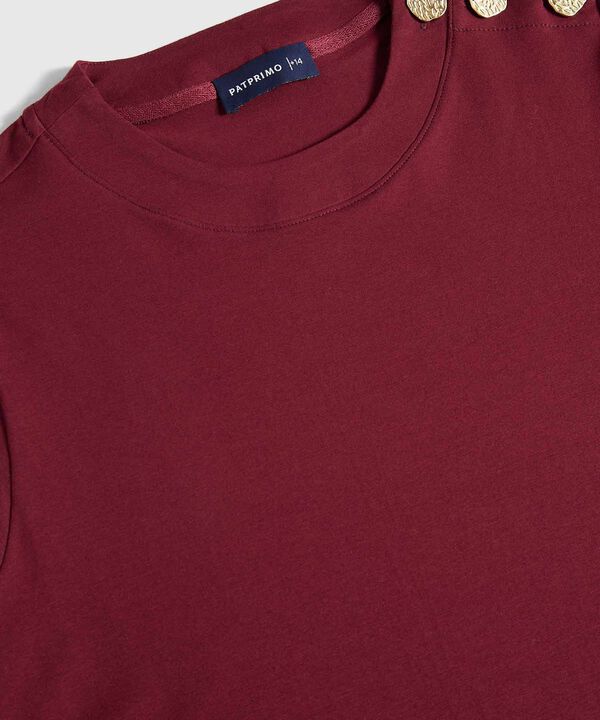 Camiseta Unicolor Para Mujer image number null